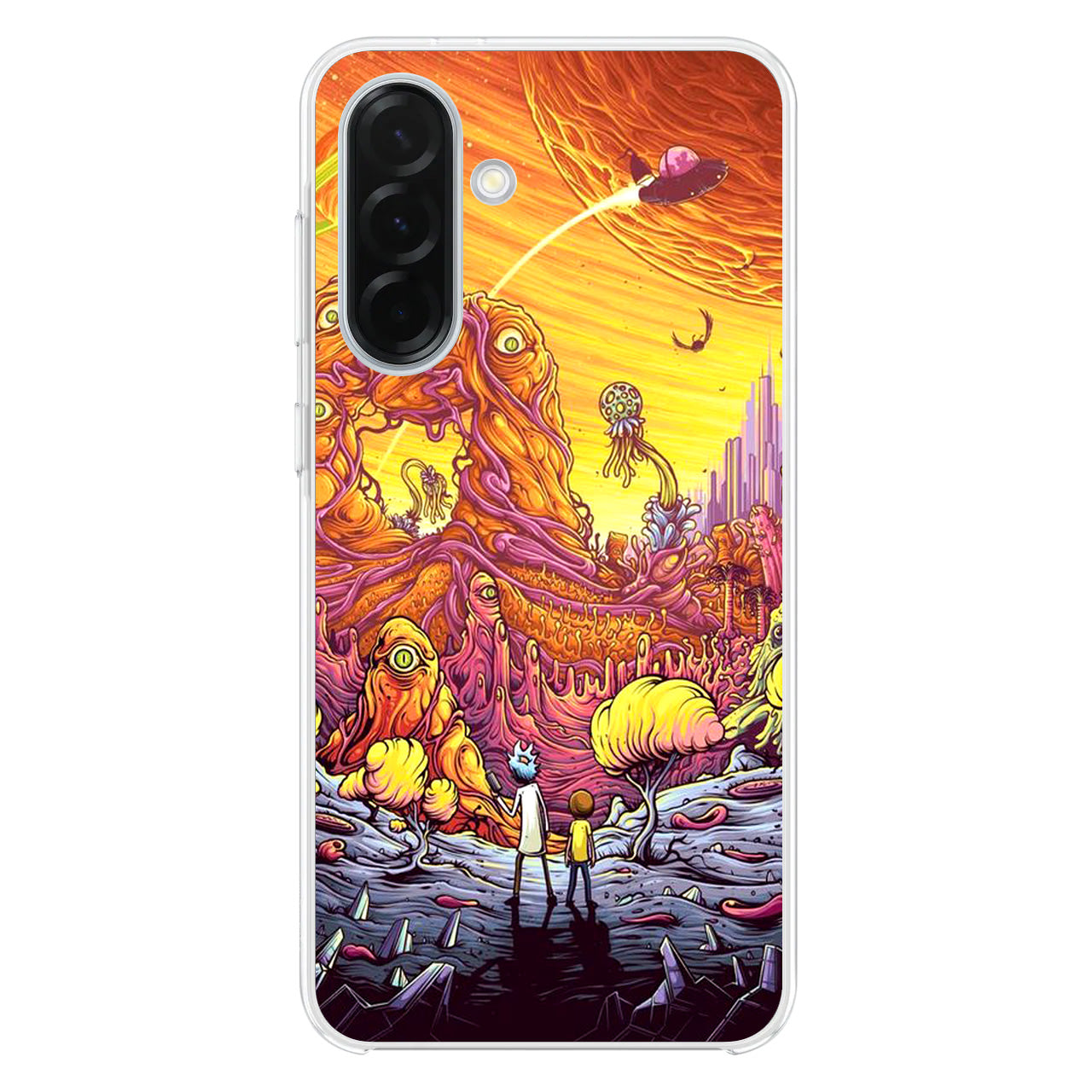 Rick And Morty Alien Planet Samsung Galaxy A26 5G / A36 5G / A56 5G Case