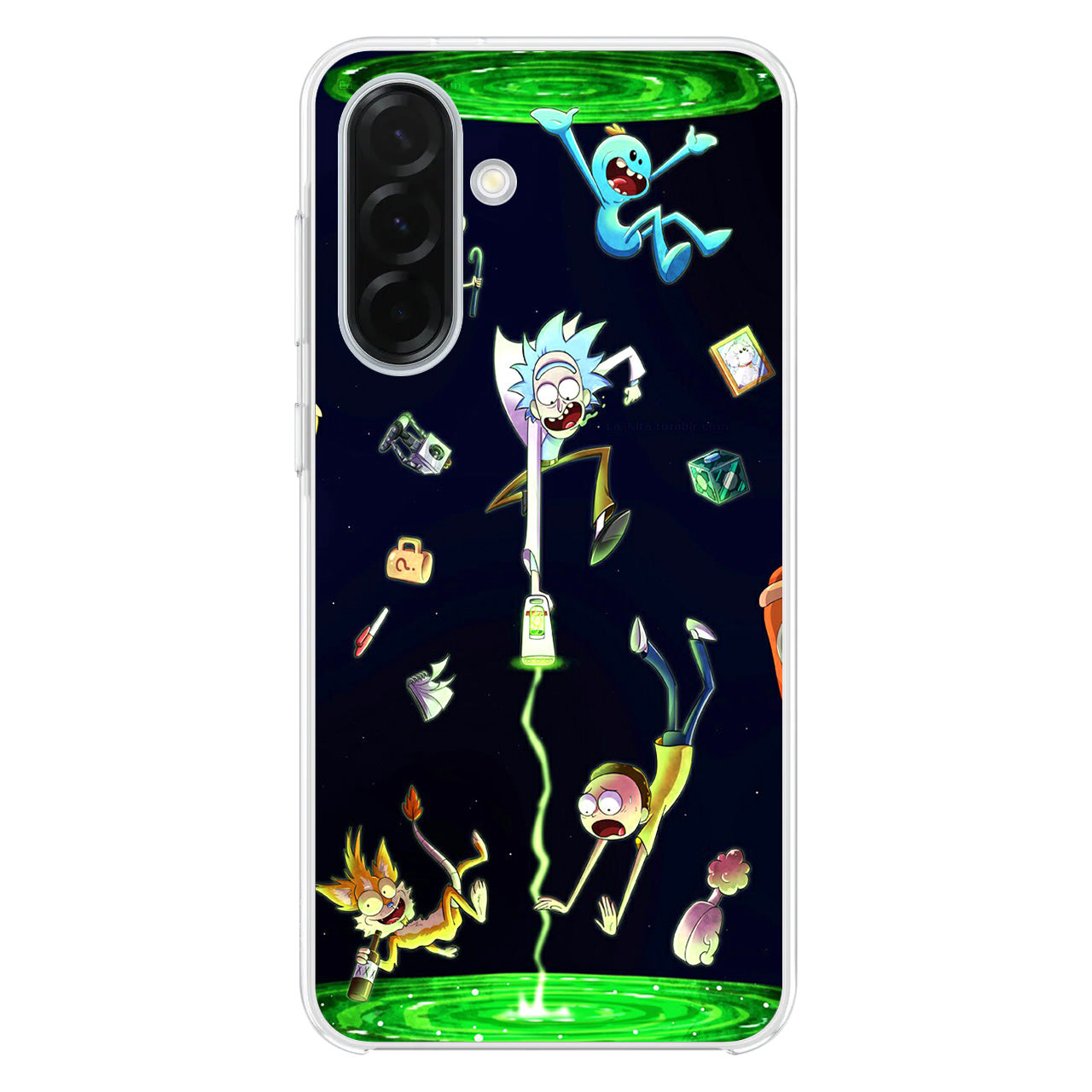 Rick And Morty Portal Fall Samsung Galaxy A26 5G / A36 5G / A56 5G Case