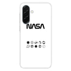 NASA Minimalist White Samsung Galaxy A26 5G / A36 5G / A56 5G Case