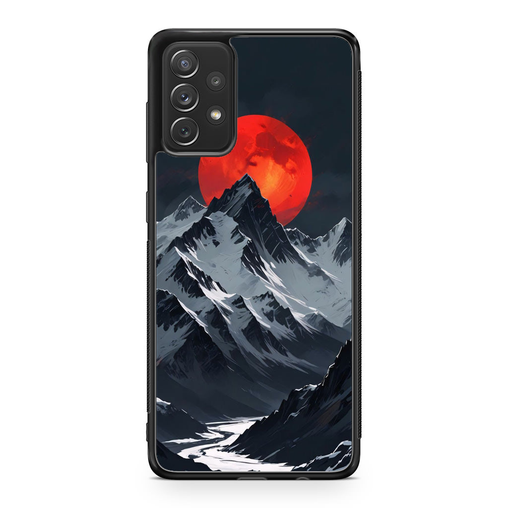 Crimson Eclipse The Mountain Galaxy A23 5G Case