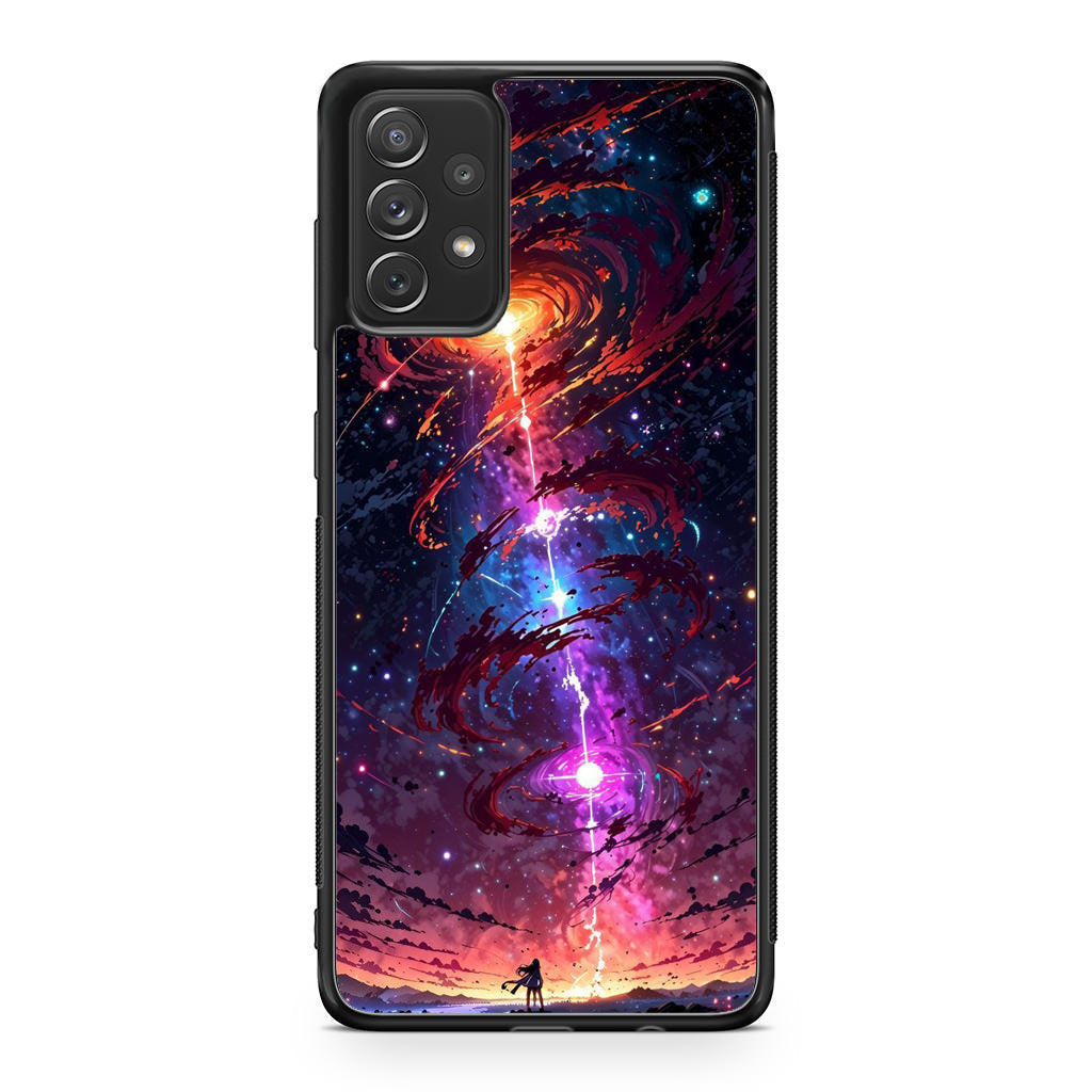 Stargazer at the Axis of Creation Galaxy A23 5G Case