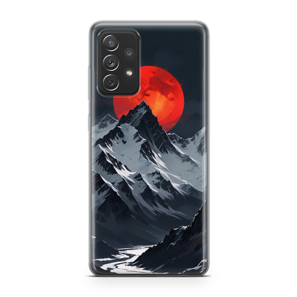 Crimson Eclipse The Mountain Galaxy A23 5G Case