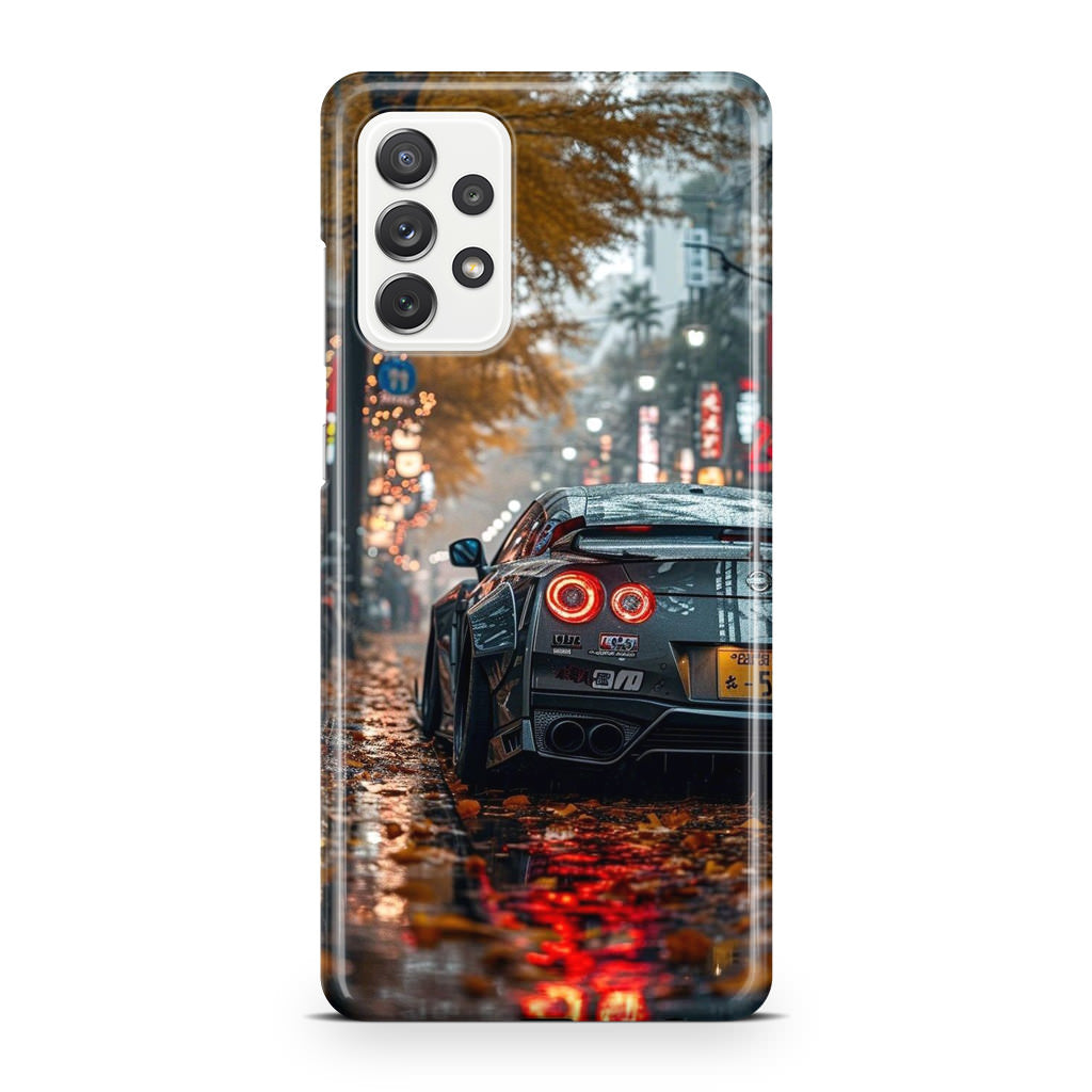 Neon Drift Autumn Streets Galaxy A23 5G Case
