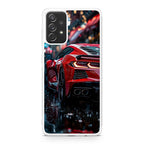 Red Sport Car in the Rain Galaxy A23 5G Case
