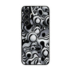 Abstract Art Black White Samsung Galaxy A54 5G Case