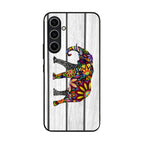 Colorful Elephant Flower Samsung Galaxy A35 5G Case