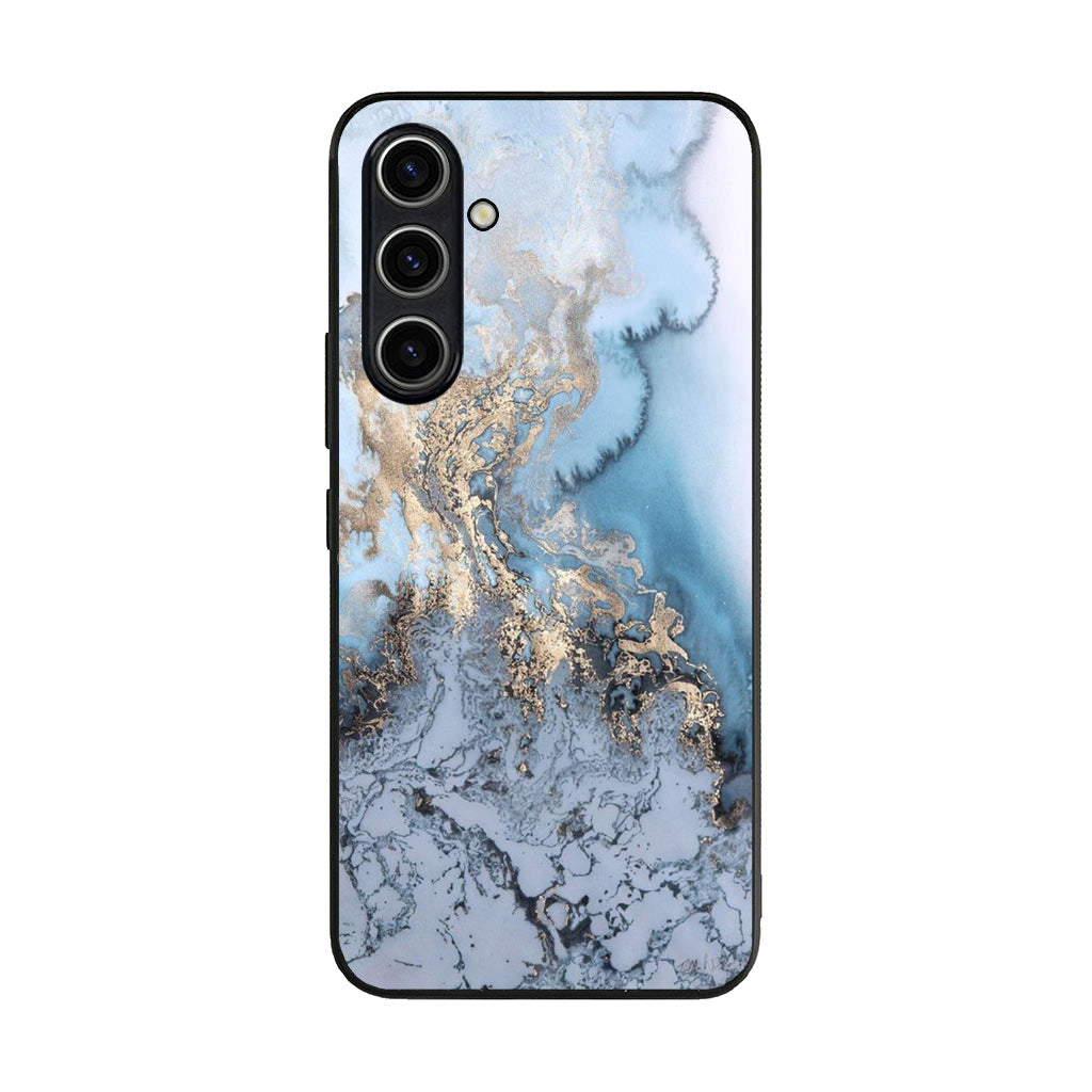 Golden Azure Marble Samsung Galaxy S23 FE Case