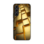 Golden Cubes Samsung Galaxy A54 5G Case