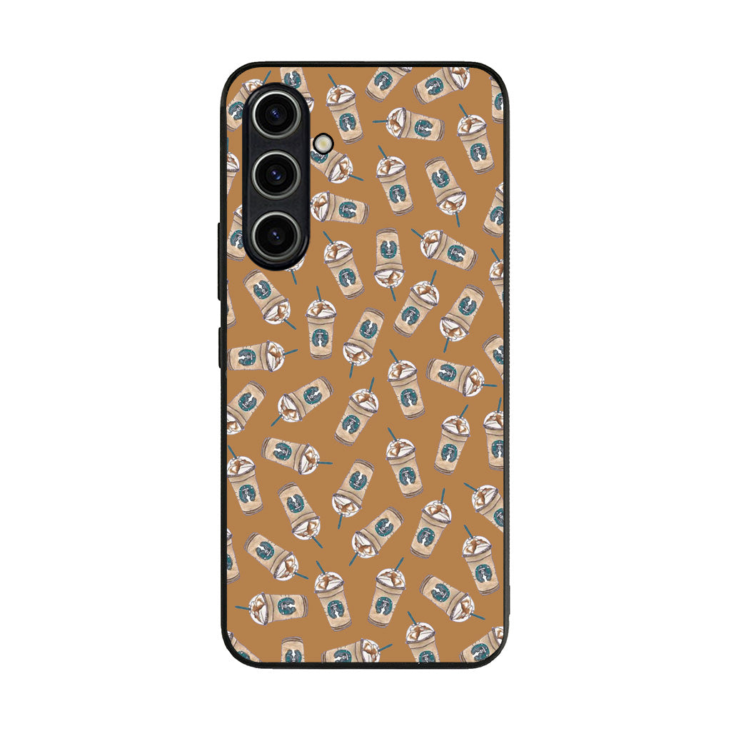 Iced Cappuccinos Lover Pattern Samsung Galaxy S23 FE Case