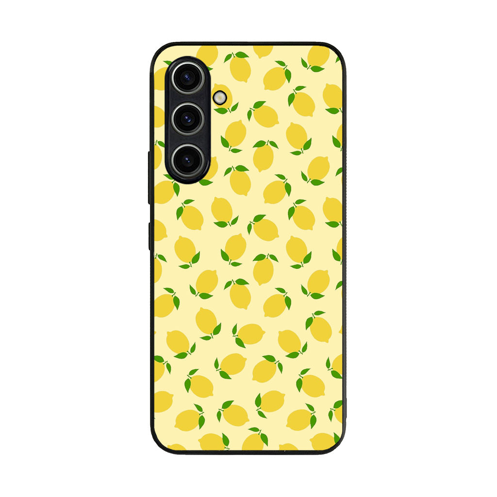 Lemons Fruit Pattern Samsung Galaxy S23 FE Case