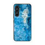 Navy Blue Marble Samsung Galaxy A54 5G Case