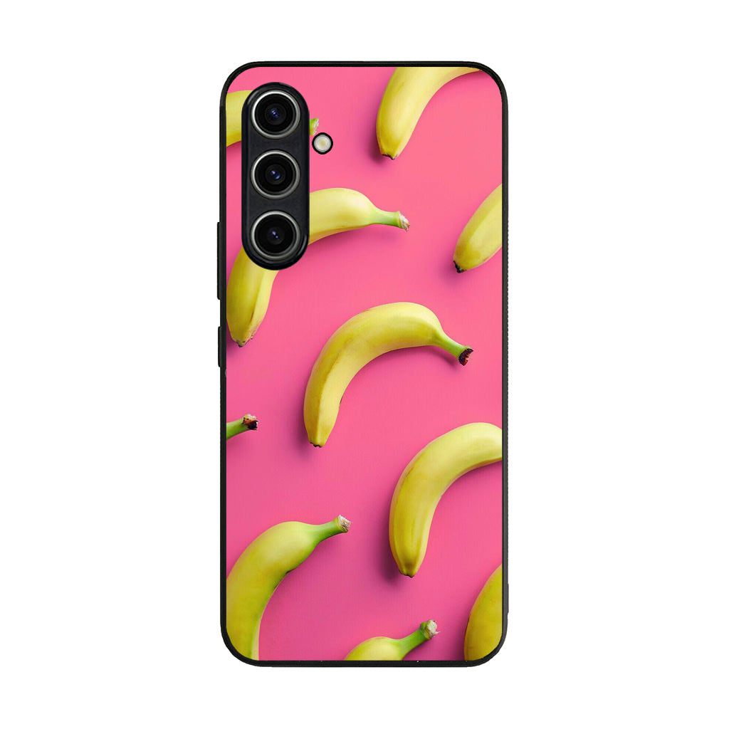 Real Bananas Fruit Pattern Samsung Galaxy S23 FE Case