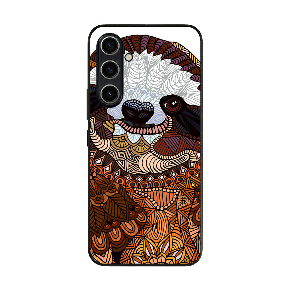 Sloth Ethnic Pattern Samsung Galaxy S23 FE Case