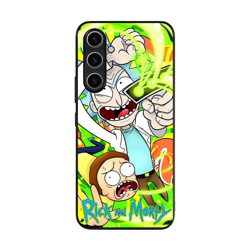 Rick And Morty Shoot Portal Gun Samsung Galaxy A25 5G / Galaxy A15 5G Case