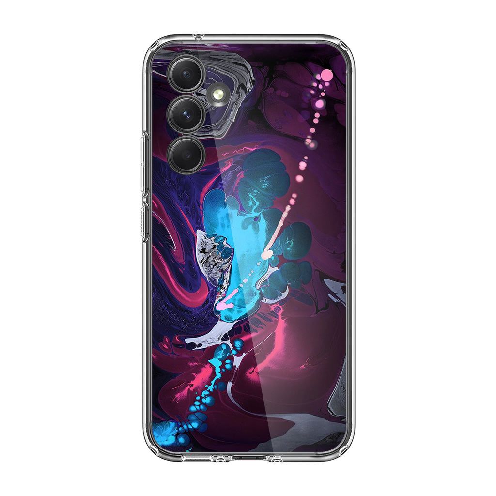 Abstract Purple Blue Art Samsung Galaxy A35 5G Case