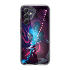 Abstract Purple Blue Art Samsung Galaxy A35 5G Case