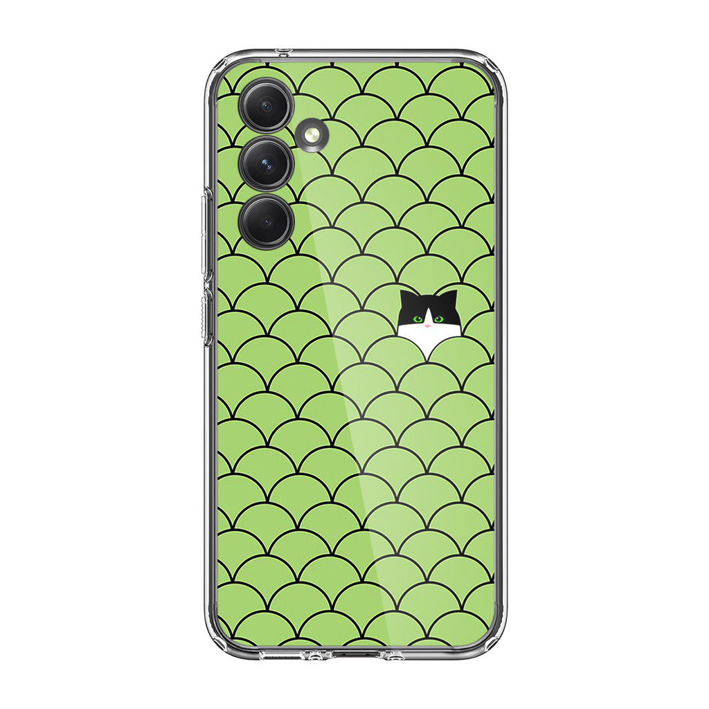 Cat Circles Samsung Galaxy A35 5G Case