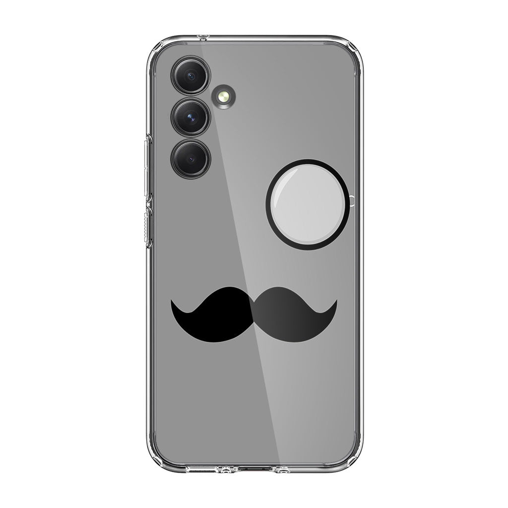 Classy Mustache Samsung Galaxy S23 FE Case