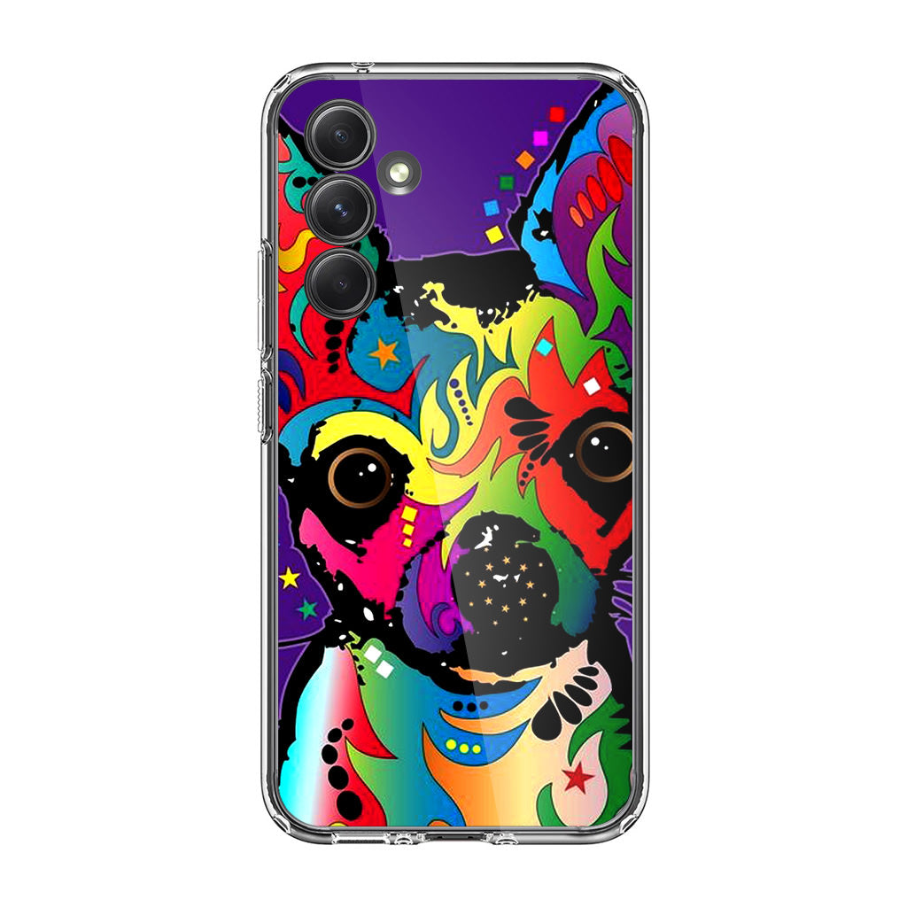 Colorful Chihuahua Samsung Galaxy S23 FE Case