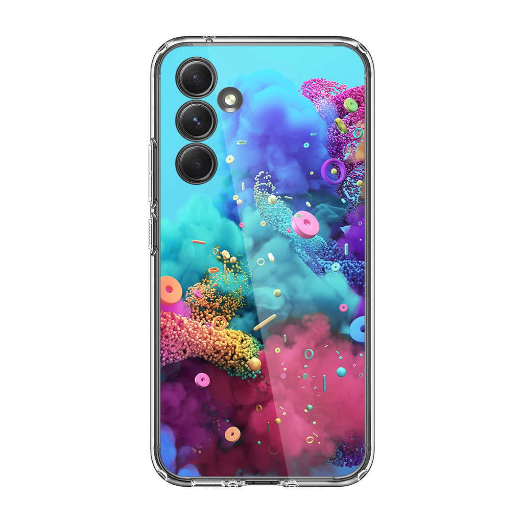 Colorful Smoke Boom Samsung Galaxy S23 FE Case