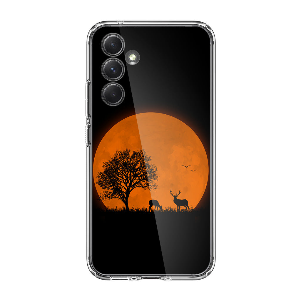 Deer Silhouette Samsung Galaxy S23 FE Case