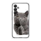 Finger British Shorthair Cat Samsung Galaxy A35 5G Case