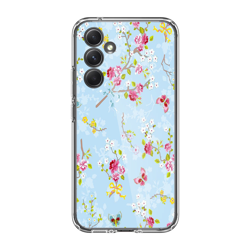 Floral Summer Wind Samsung Galaxy S23 FE Case