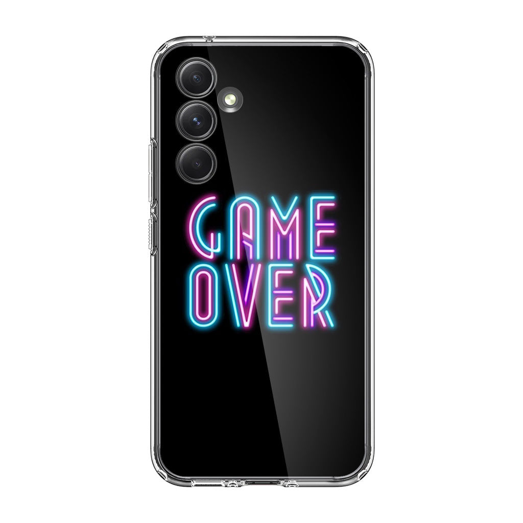 Game Over Neon Samsung Galaxy S23 FE Case