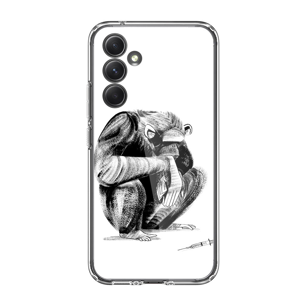 Guinea Chimp Samsung Galaxy S23 FE Case