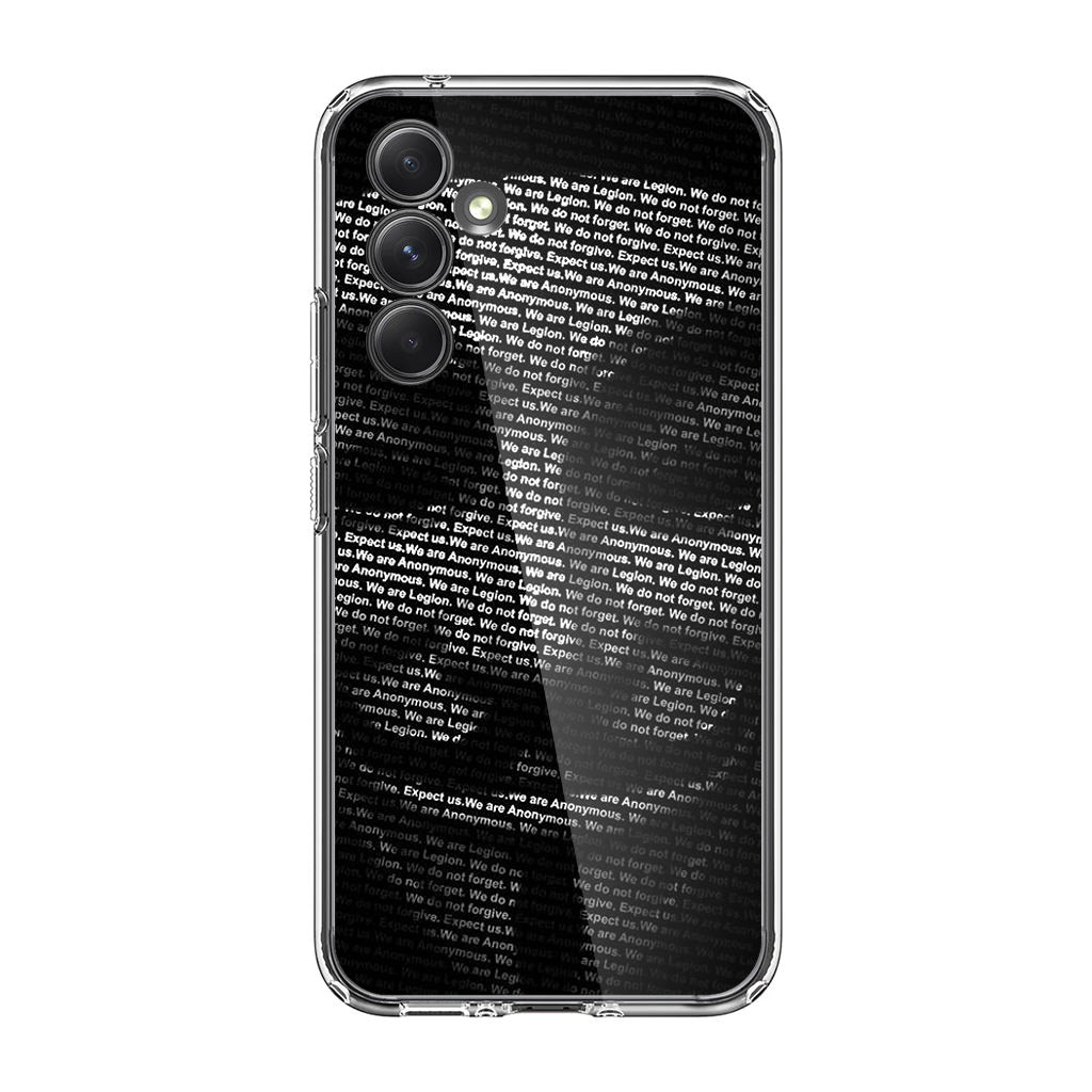 Guy Fawkes Mask Anonymous Samsung Galaxy S23 FE Case