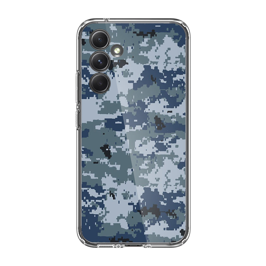 Navy Camo Samsung Galaxy A35 5G Case