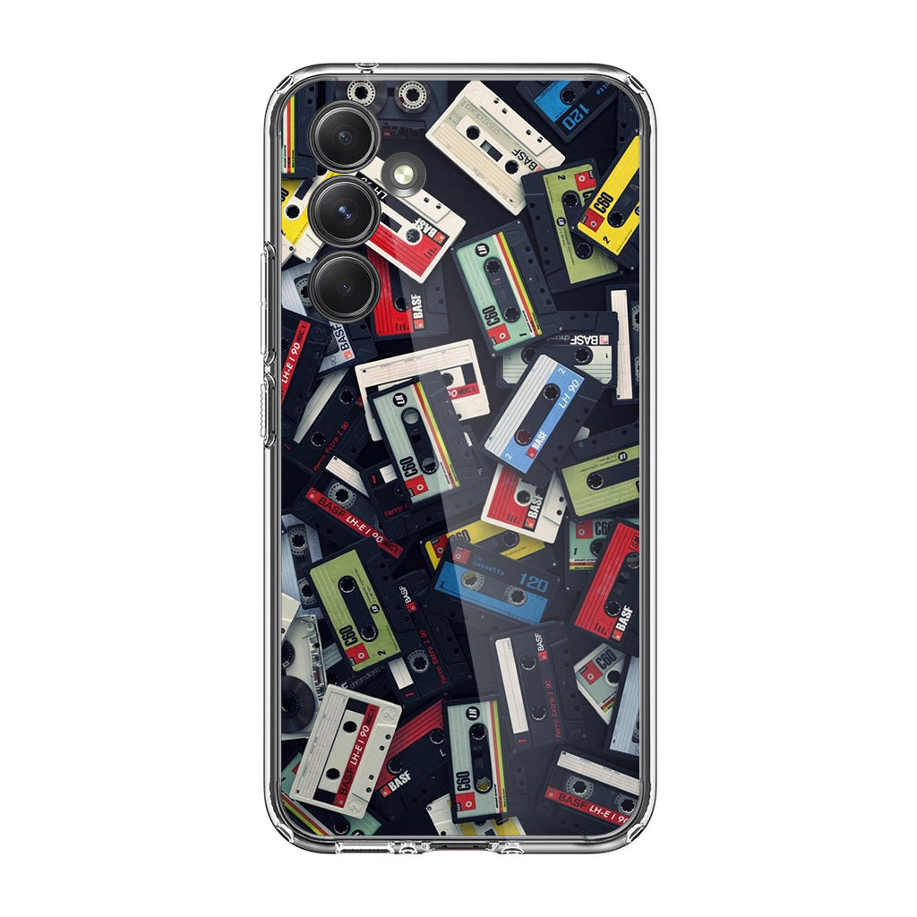 Old Vintage Cassettes Samsung Galaxy A35 5G Case