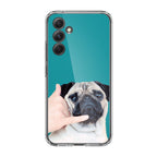 Pug is on the Phone Samsung Galaxy S23 FE Case