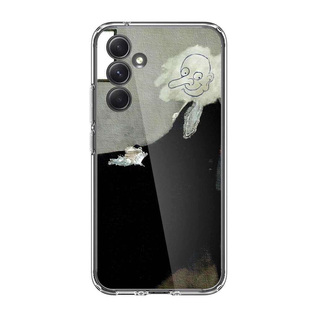 Whistler's Mother by Mr. Bean Samsung Galaxy S23 FE Case