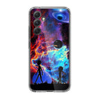 Rick And Morty Flat Galaxy Samsung Galaxy A25 5G / Galaxy A15 5G Case