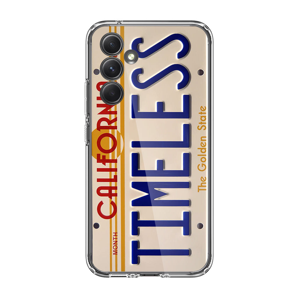 Back to the Future License Plate Timeless Samsung Galaxy A25 5G / Galaxy A15 5G Case
