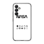 NASA Minimalist White Samsung Galaxy A25 5G / Galaxy A15 5G Case