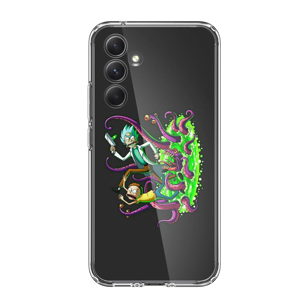 Rick And Morty Pass Through The Portal Samsung Galaxy A25 5G / Galaxy A15 5G Case