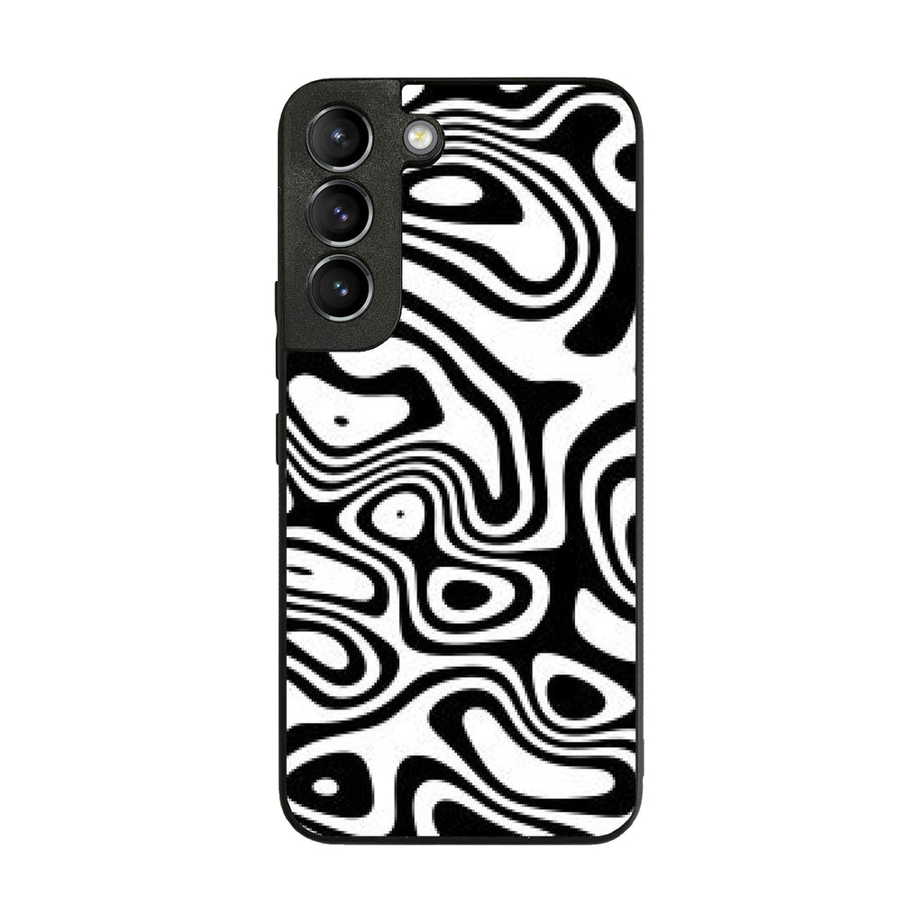 Abstract Black and White Background Galaxy S22 / S22 Plus Case