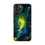 Abstract Green Blue Art Galaxy S22 / S22 Plus Case