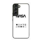 NASA Minimalist White Galaxy S22 / S22 Plus Case