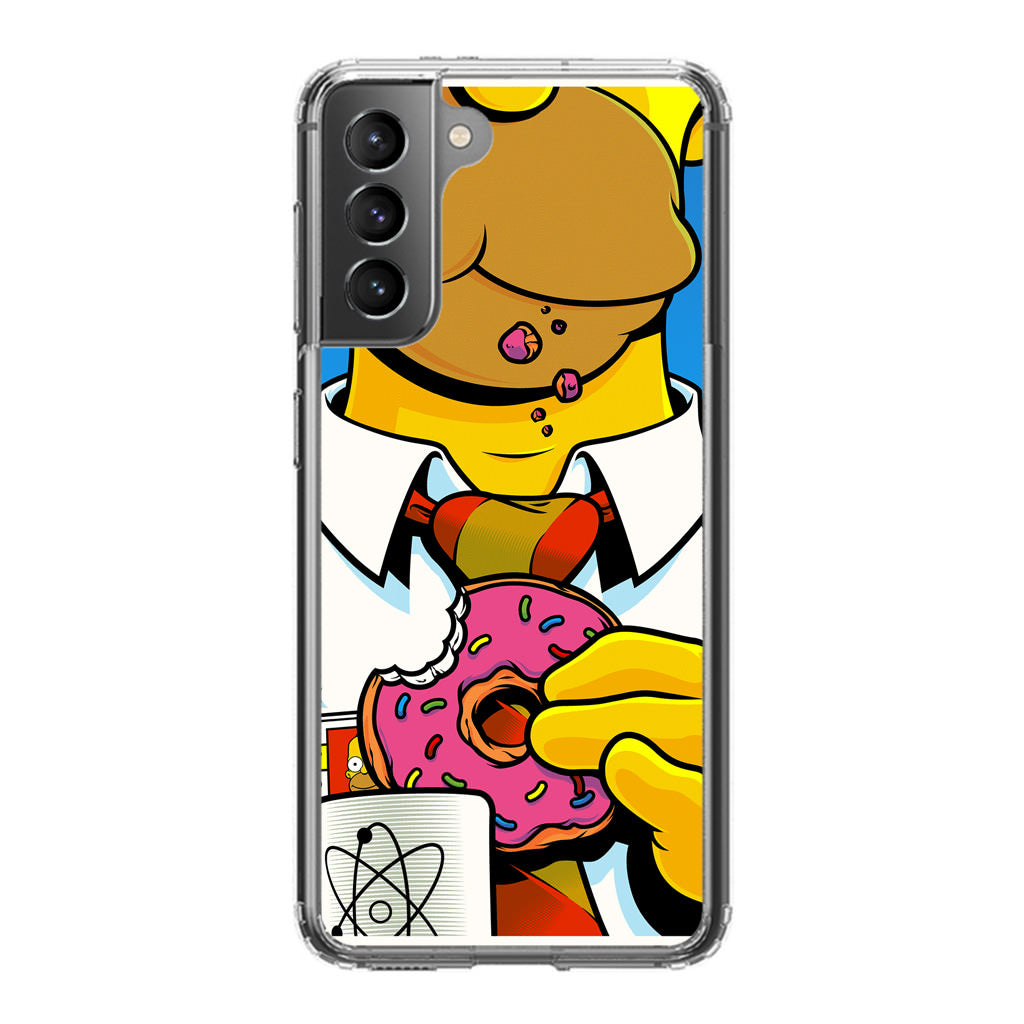 Homer Eats Donut Galaxy S22 / S22 Plus Case