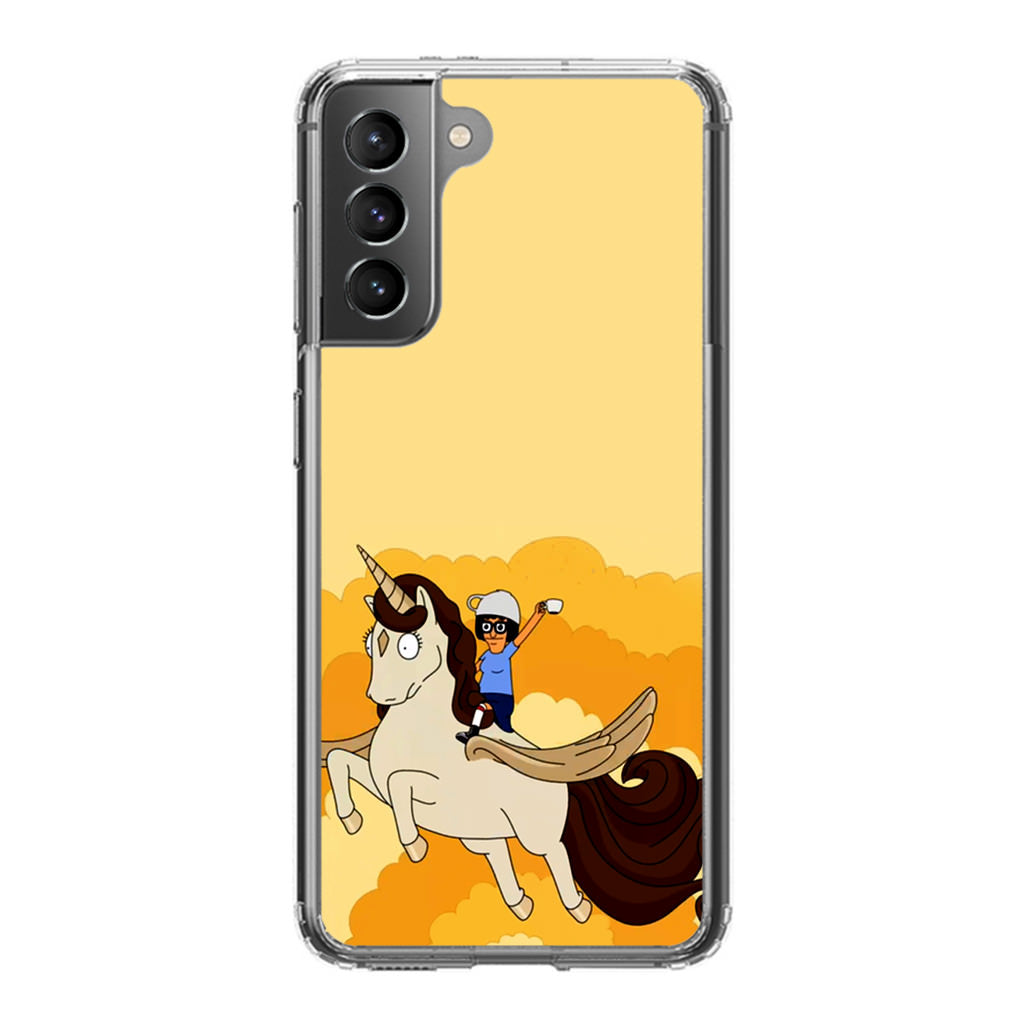 Tina Belcher And Unicorn Galaxy S22 / S22 Plus Case