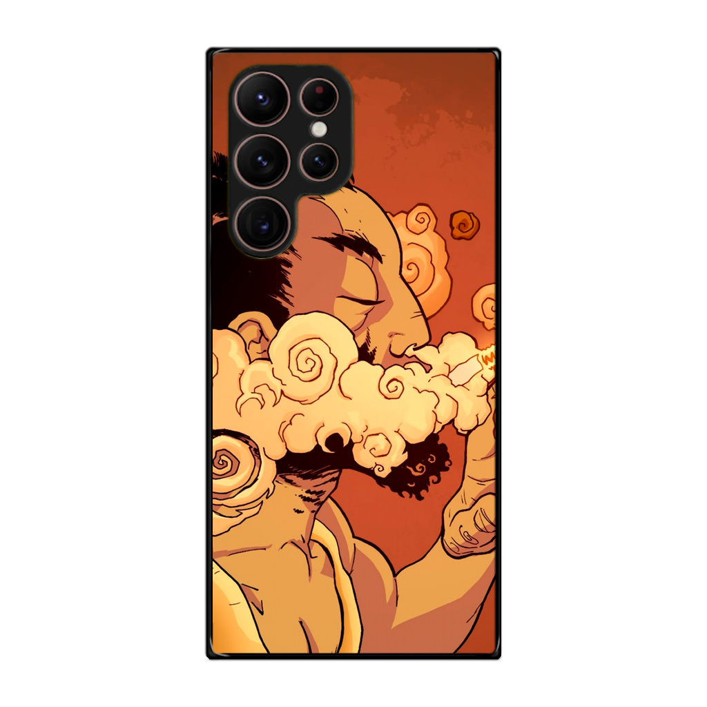 Artistic Psychedelic Smoke Galaxy S22 Ultra 5G Case