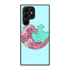 Japanese Pastel Wave Galaxy S22 Ultra 5G Case