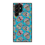 Skull Floral Sugar Galaxy S22 Ultra 5G Case