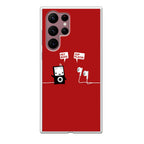 Funny Music Headphones Player Buds Galaxy S22 Ultra 5G Case