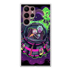 Rick And Morty Spaceship Galaxy S22 Ultra 5G Case