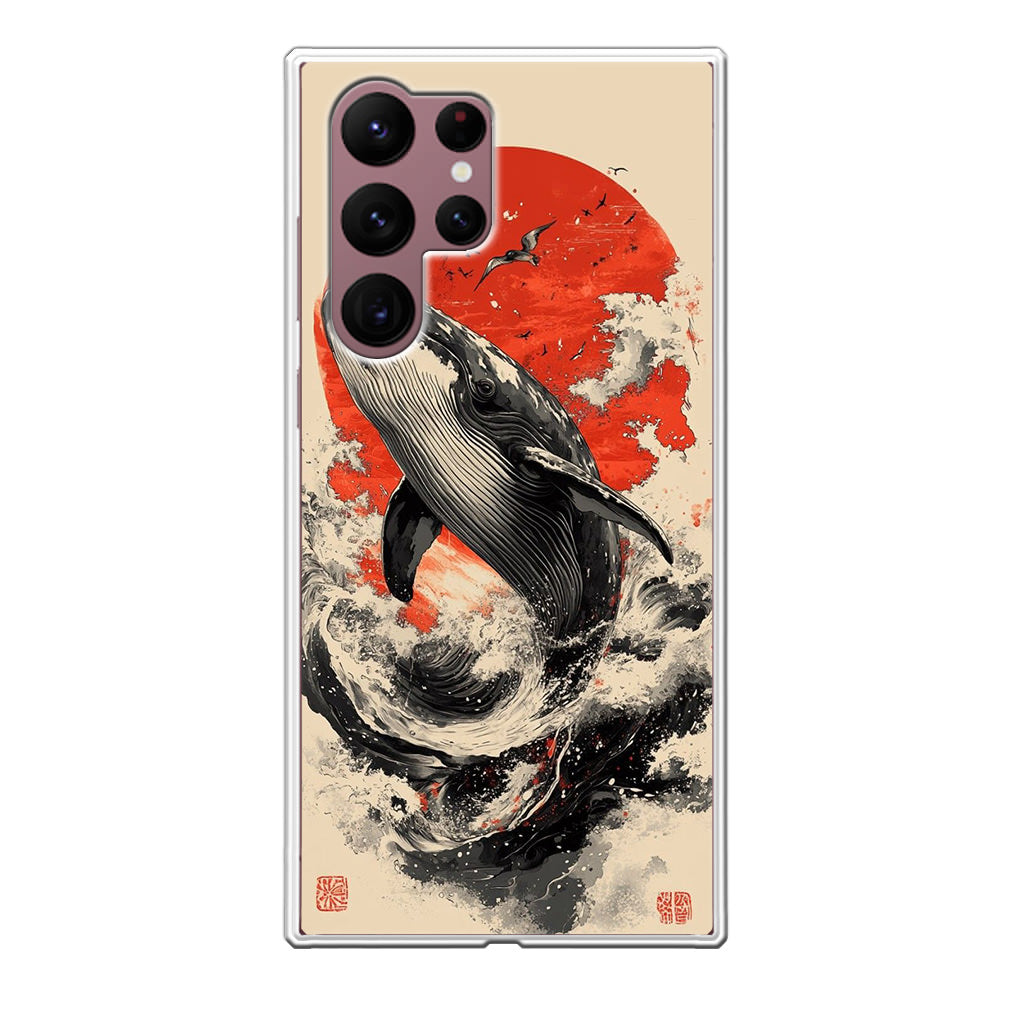 The Whale Rises Samsung Galaxy S22 Ultra 5G Case