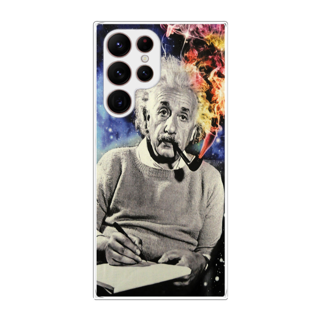 Albert Einstein Smoking Galaxy S22 Ultra 5G Case